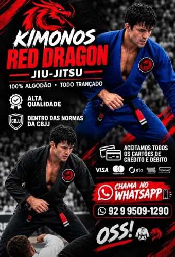 Kimonos Red Dragon