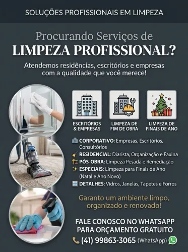 Procurando Serviços de Limpeza Profissional?