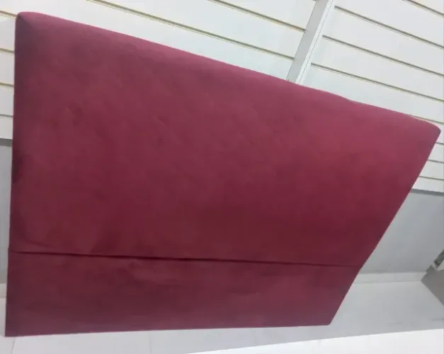 Cabeceira Estofada Suede Marsala/Vinho - 160 cm ?