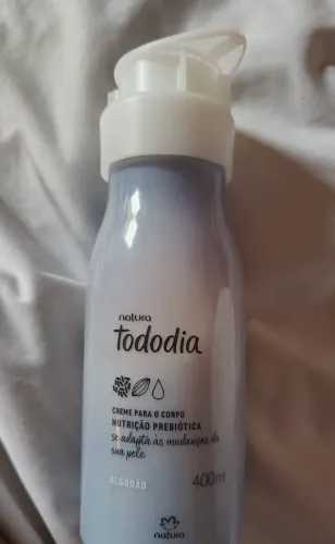Hidratante tododia Natura 400ml creme para o corpo nutrição prebiótica