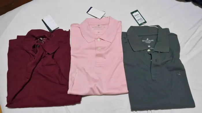 3 Camisas Polo Brooksfield novíssimas na etiqueta!!