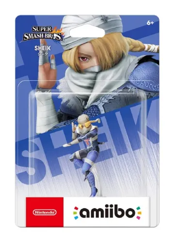 Amiibo Sheik Super Smash Bros Na Caixa