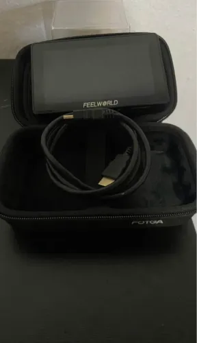 Monitor feelword com bateria Np + filtro ND 77m