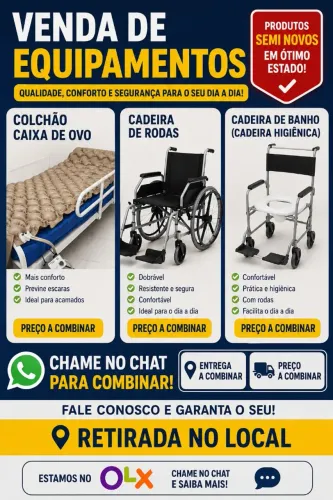VENDA DE EQUIPAMENTOS ORTOPÉDICO .