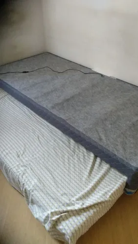 Cama box solteiro com cama auxiliar
