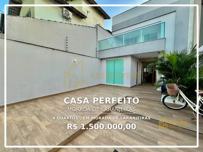 Morada de Laranjeiras: Casa com Área Gourmet Perfeita para Confraternizações