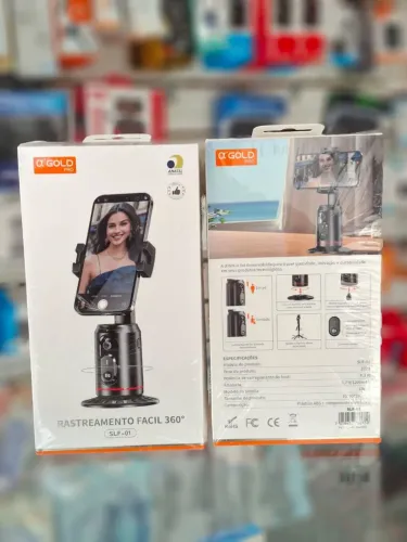 SUPORTE INTELIGENTE AUTO TRACKING 360° (?GOLD SLF-01) - entrega em são Luís e região 