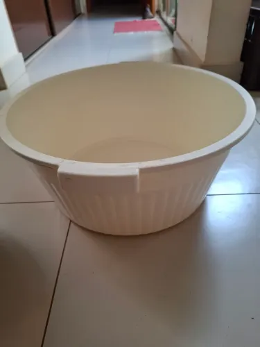 Bacia PLASVALE canelada c/alça (35 litros)