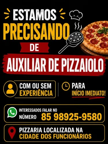 Auxiliar de pizzaolo