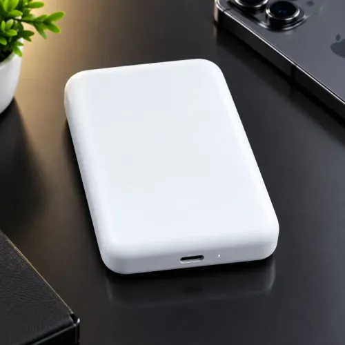Power Bank Magnético 10.000mAh Novo | Carregamento Sem Fio Qi