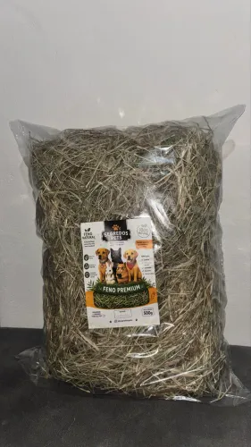 Feno Premium Segredos Pets - Natural 500g (Novo/Pronta Entrega)