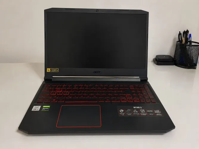 Notebook Gamer Acer Nitro 5 i5 10ª | GTX 1650 | 16GB RAM | SSD 256 GB | 1 TB | IPS