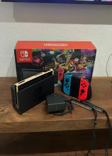 Nintendo Switch Edição Mario Kart Deluxe
