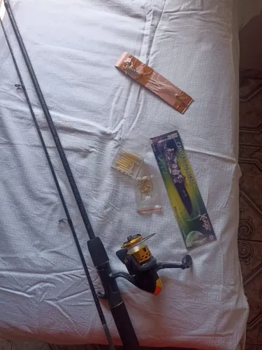 Kit molinete pesca