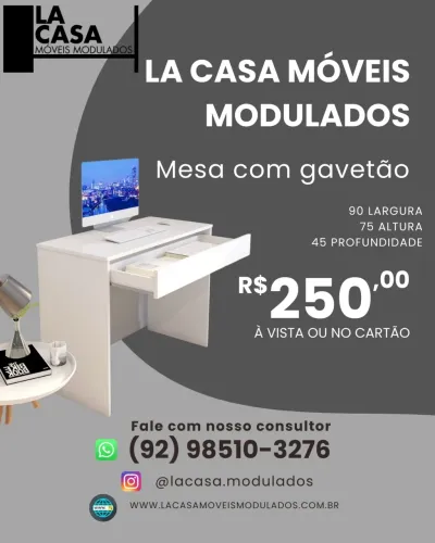 Mesa com gavetão