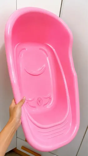 Banheira de bebê Rosa
