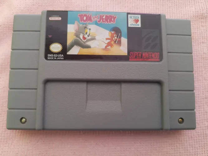 Cartucho super Nintendo,tom & Jerry,PCB original da Nintendo 