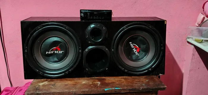 Caixa Bob Trio Hinor Completa + Rádio Pósitron Bluetooth (Com Chicote)