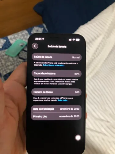 iPhone 15 PRO 256GB SEM DETALHES