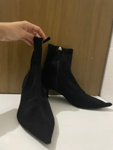 Bota Zara Preta - Salto Fino