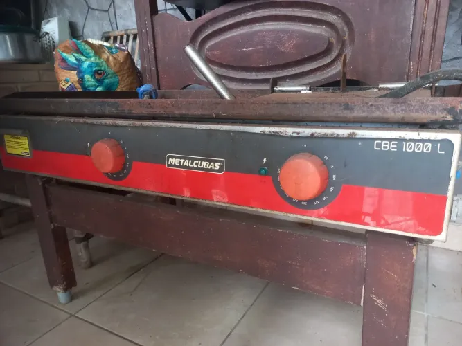 Chapa bifeteira metal cubas 1000l