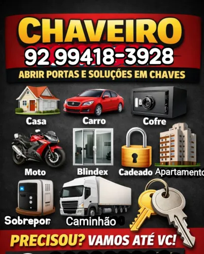 Chaveiro 24hs abrir portas e chaves