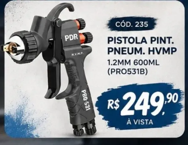 Pistola de Pintura Automotiva 