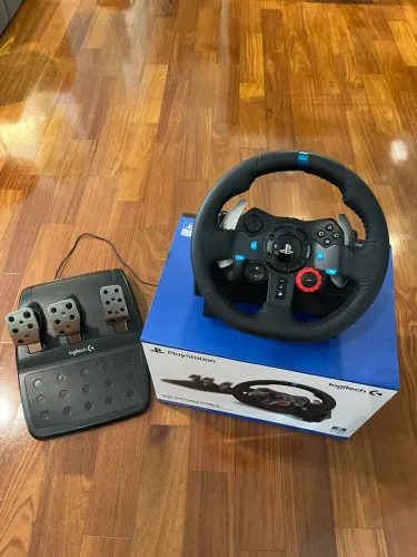Volante e Pedais Logitech G29 - Seminovo e na Caixa Original