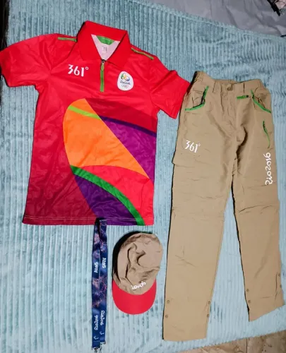 kit de uniforme oficial de voluntário dos Jogos Paralímpicos Rio 2016,  LEIA O ANÚNCIO 