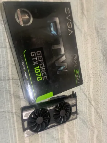Placa de vídeo: GeForce GTX 1070, FTW 8 GB DDR5