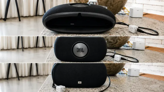 Caixa de som JBL Link 500 original, em ótimo estado de conservação e