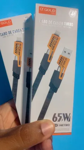 Cabo turbo reforçado 4 em 1