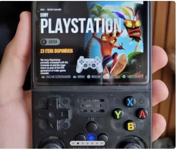 Video game Portátil R36S retro, 64 GB e 1 GB De Ram sistema Linux, 3,5 "tela