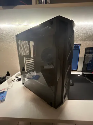 Gabinete Gamemax Diamond e fonte Aerocool Kcas 400w PFC ativo 