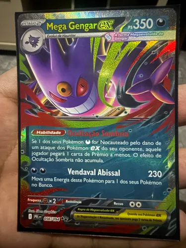 Cartas Pokémon TCG: Rotom + Mega Gengar EX 