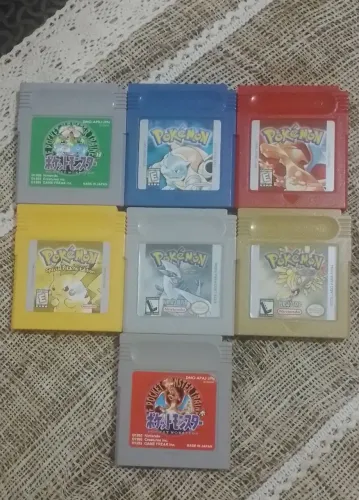 Coleção Pokemon Originais Game Boy Color