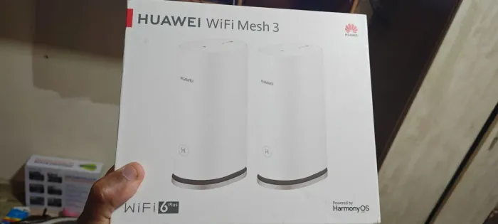 Kit 2 Roteadores Huawei WiFi 6 plus Mesh 3