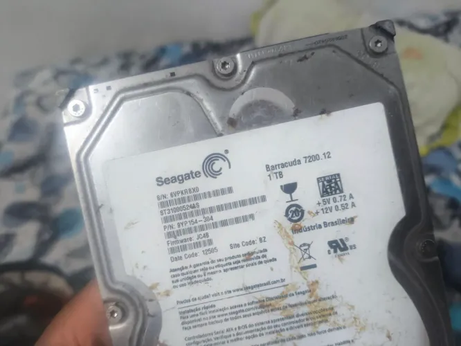 Vendo Hd de 1tb  Funcionando perfeitamente 