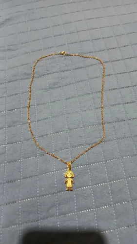 Elegante Cordao Moeda Antiga