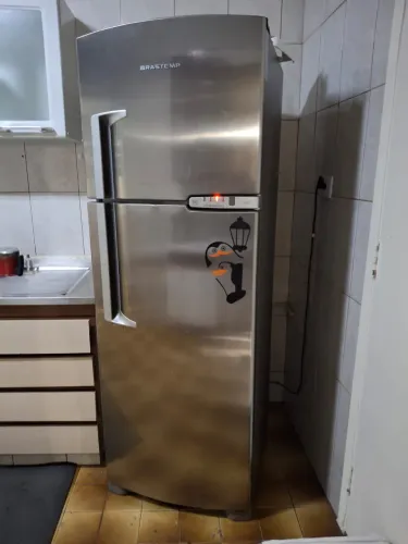 Geladeira Brastemp Inox frost Free