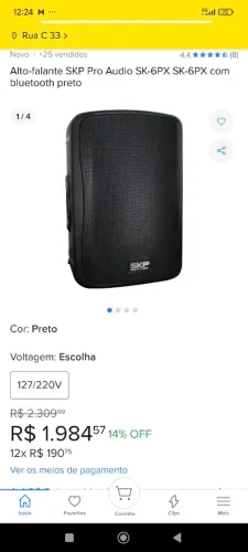 Caixa ativa SKP