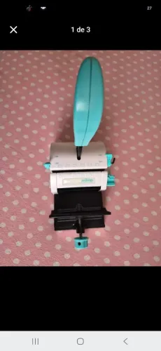 Encadernadora Mini Mimo Furo Quadrado