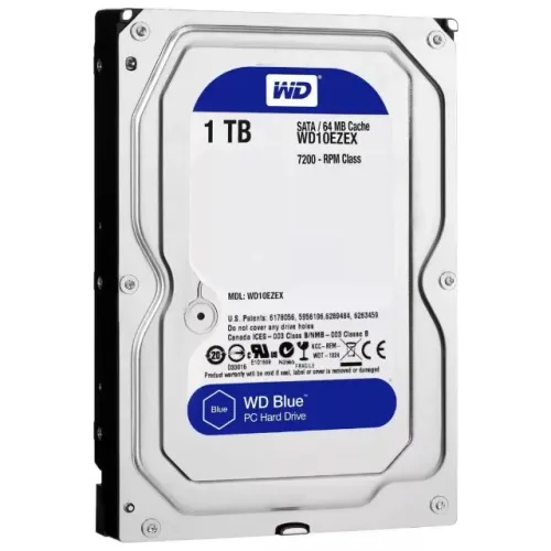 HD 1TB WD BLUE 3,5" 7200RPM SATA 600MB/S 64MB, Novo Lacrado, Nf e Garantia, Entregamos
