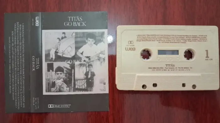Fita K7 Titãs - Go Back (1988) Original | Clássico Anos 80 | Colecionador | Rara | R$ 55