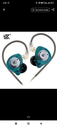 KZ EDX Pro X IEM alta fidelidade graves fortes cabo destacável novo lacrado
