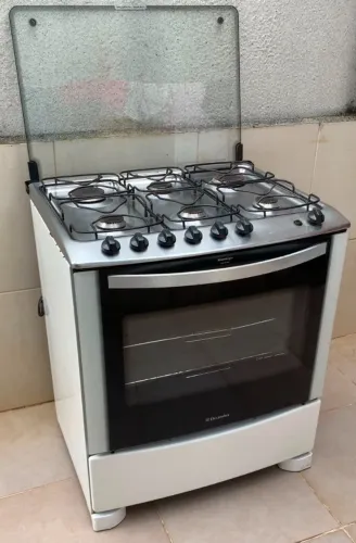 Fogão Electrolux 6 Bocas Branco - Conservado / Acendimento Automático