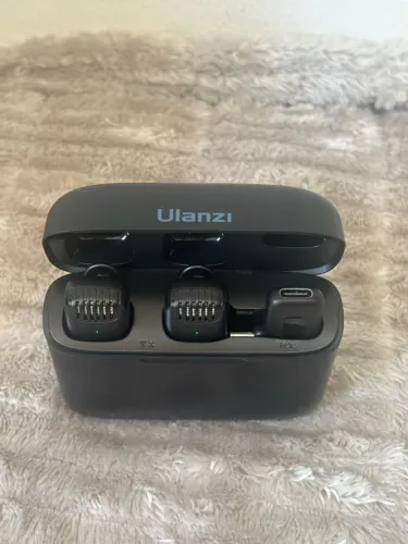 Ulanzi J12 microfone de lapela sem fio - entrada tipo C