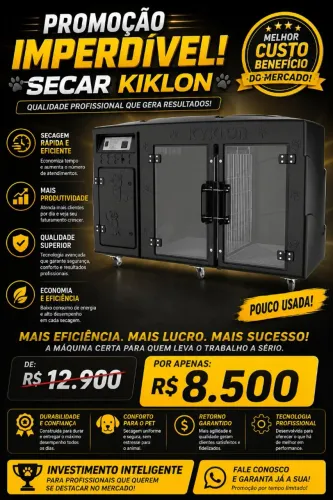 Maquina de secar cachorro kiklon