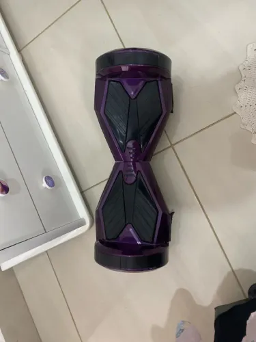  HOVERBOARD ROXO COM LED, BLUETOOTH E BATERIA NOVA 