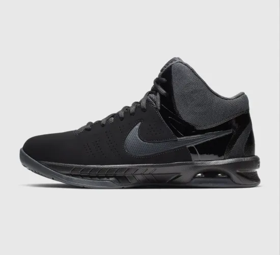 Nike Tênis de basquete masculino Air Visi Pro VI, Preto/Antracite - novo - original